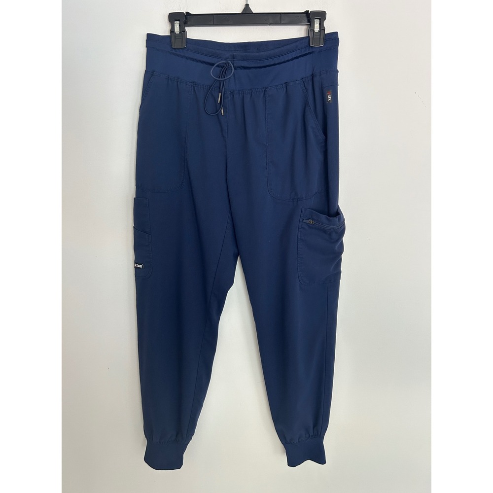 Greys Anatomy by Barco Spandex Stretch Scrub Joggers Navy Blue Womens Medium
